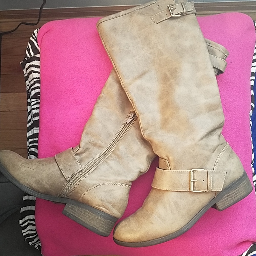 Taupe Riding Boots!